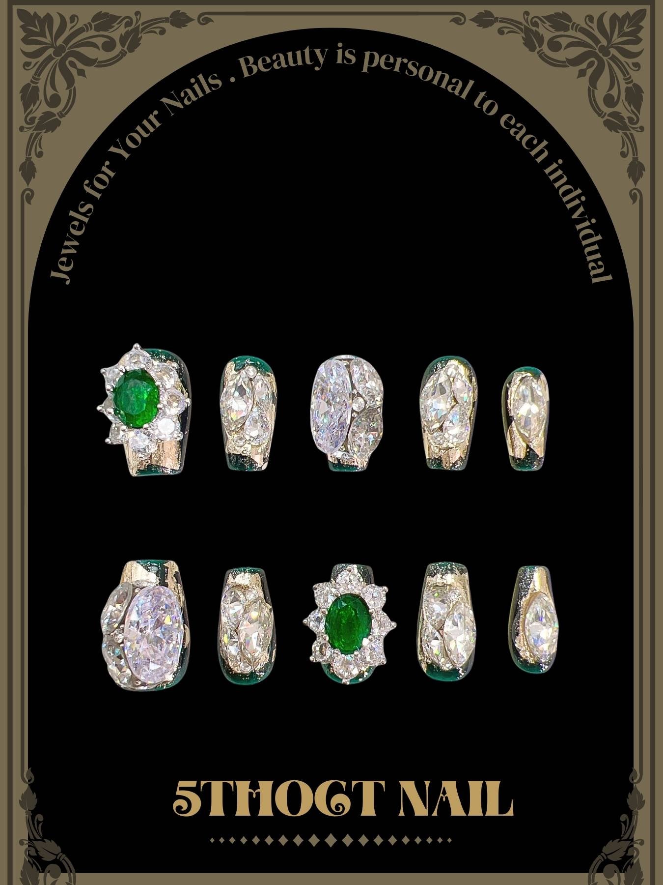 Emerald of Yggdrasil - 5thOct Nail