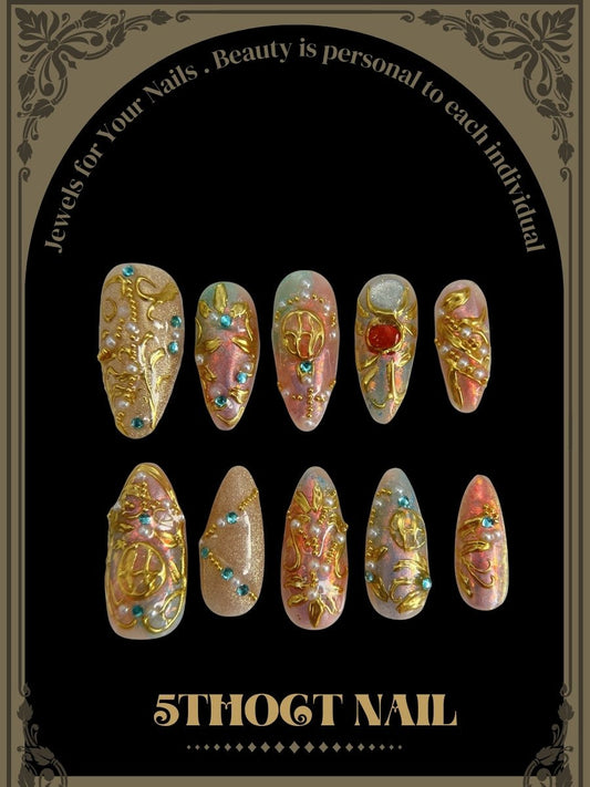 Gilded Line - 5thOct Nail