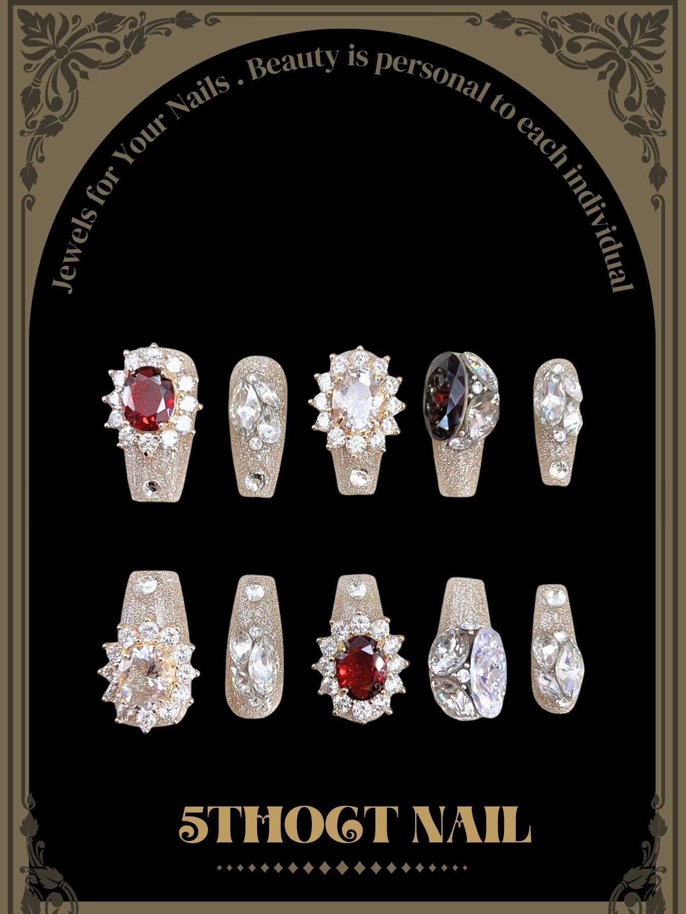 ChampagneRuby - 5thOct Nail