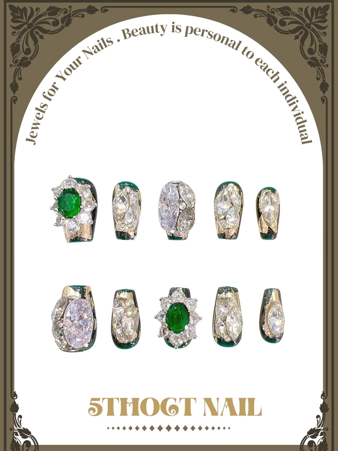 Emerald of Yggdrasil - 5thOct Nail