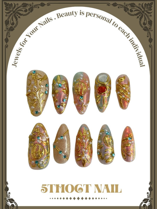 Gilded Line - 5thOct Nail