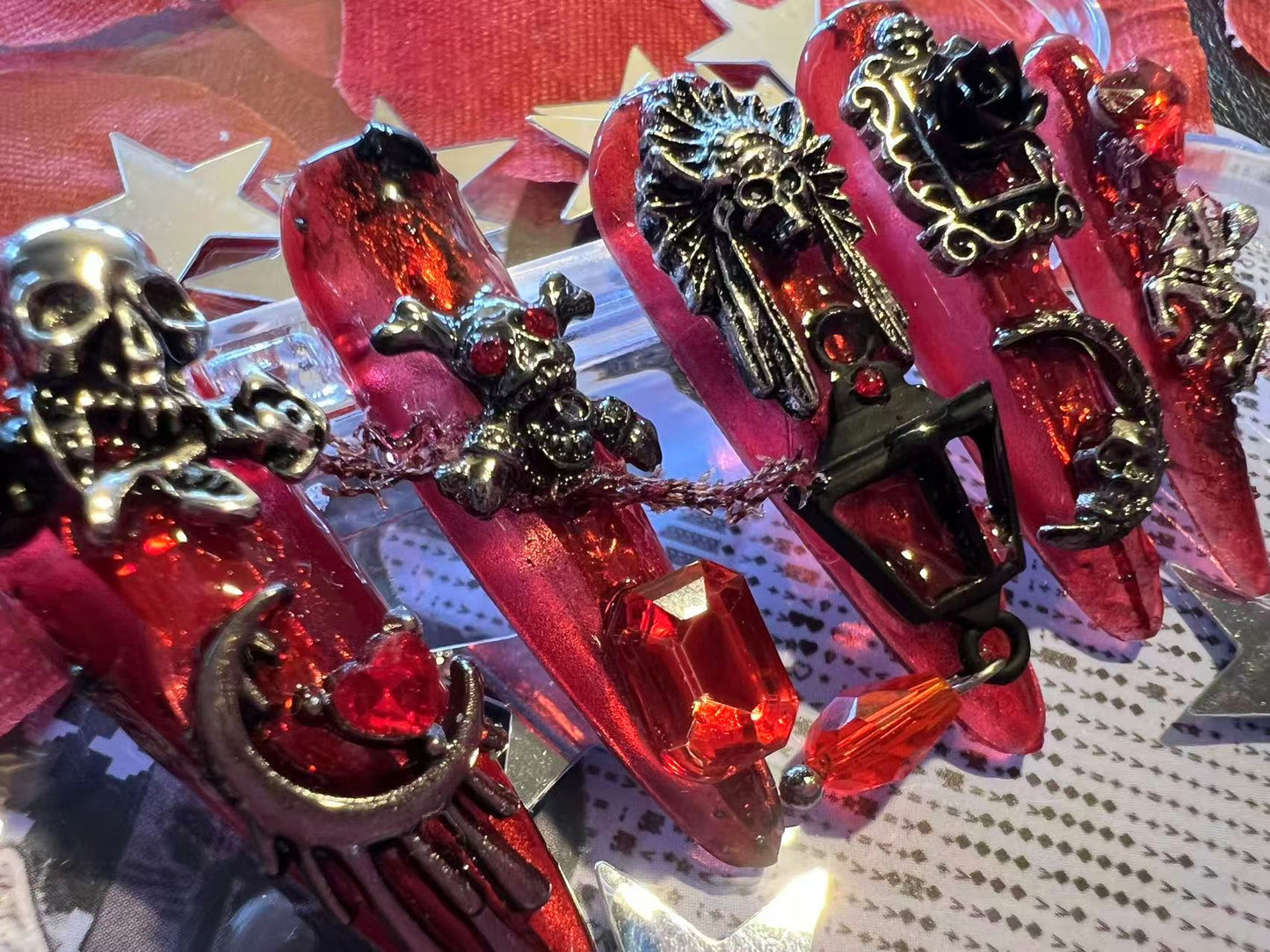 Halloween - Nightblood Rose - 5thOct Nail