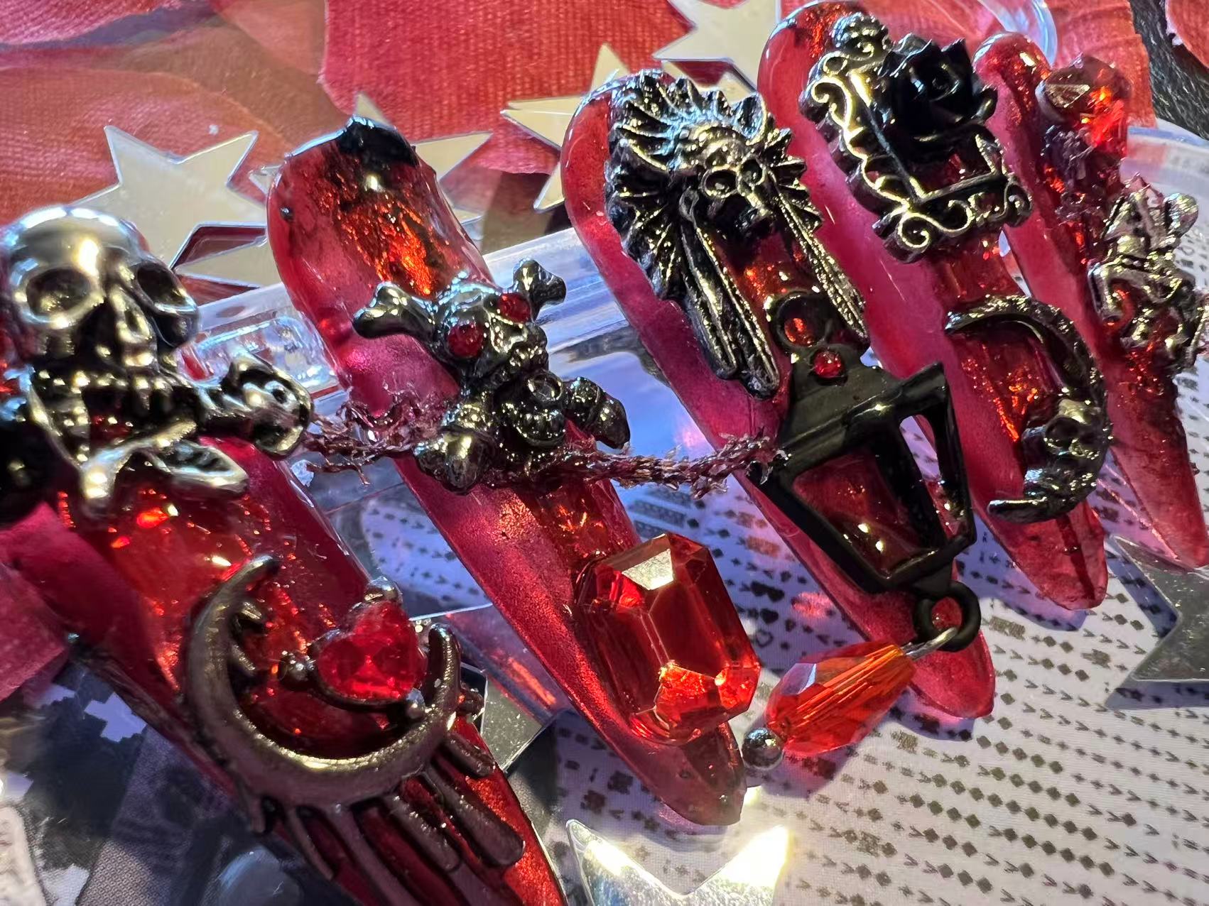 Halloween - Nightblood Rose - 5thOct Nail