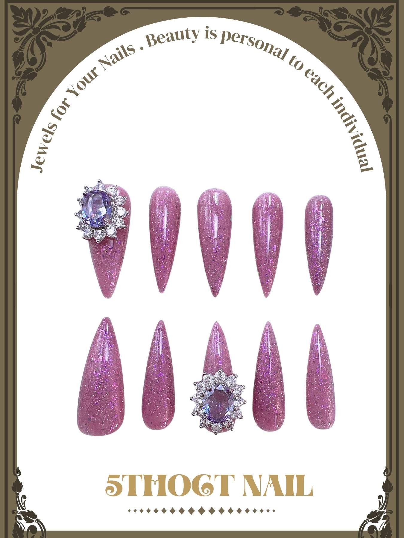 TwinZircon - P - 5thOct Nail