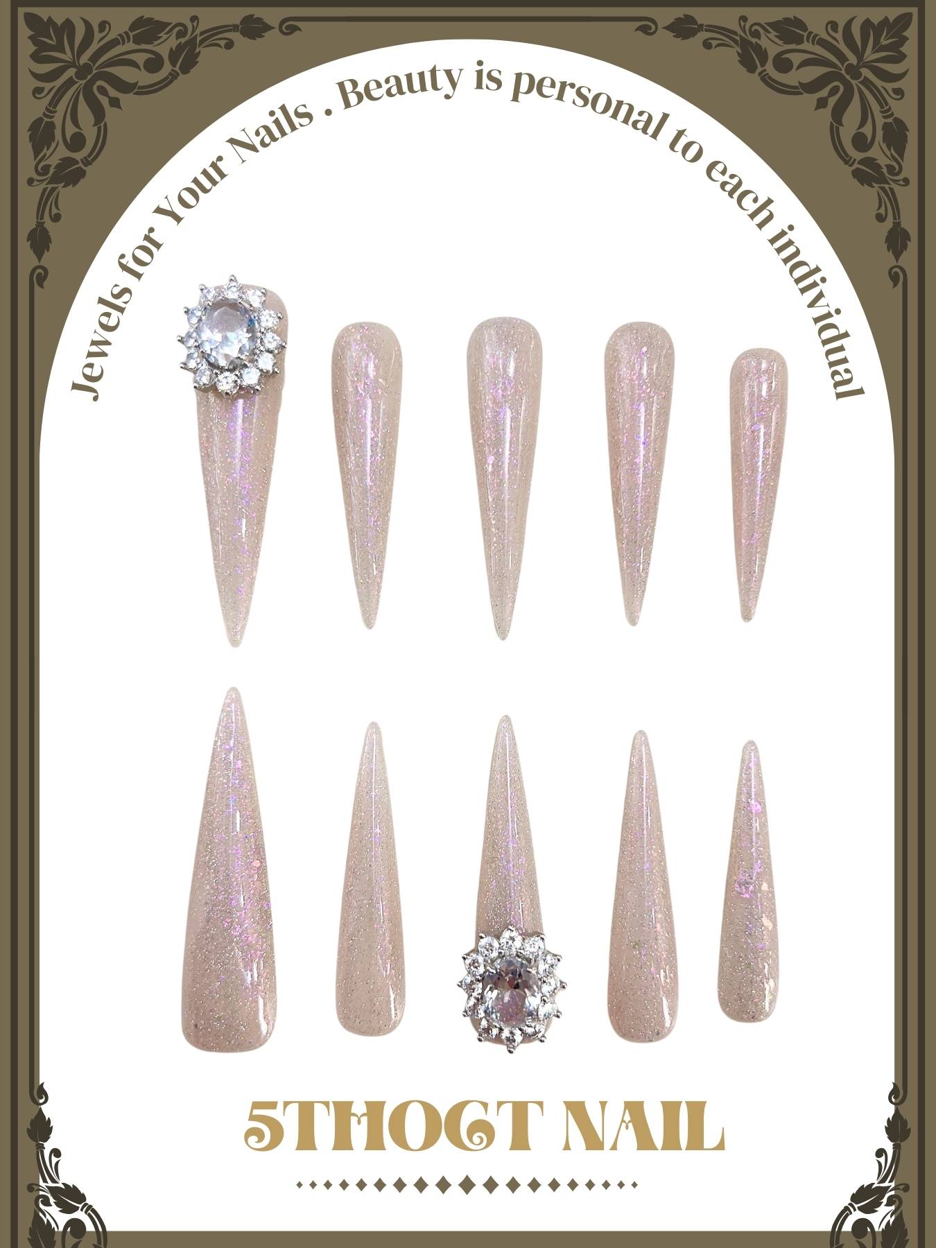 TwinZircon - W - 5thOct Nail