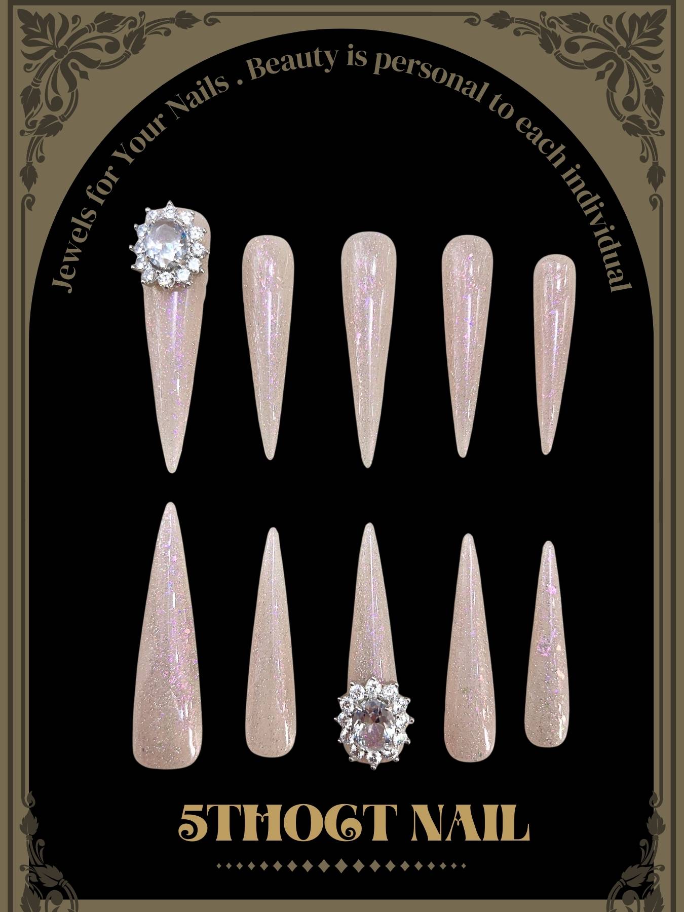 TwinZircon - W - 5thOct Nail